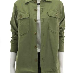 NWT Faherty Savannah Cotton Overshirt. Size L.